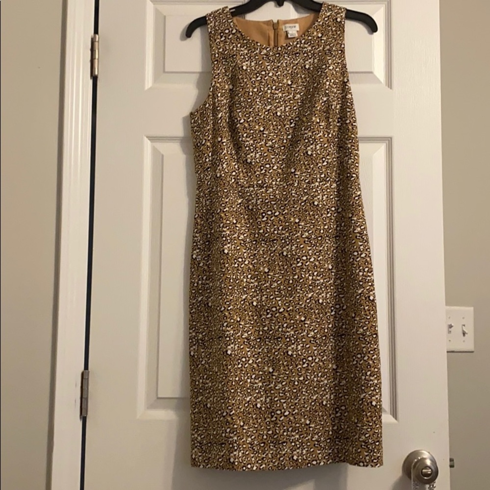 J. Crew Leopard Dress